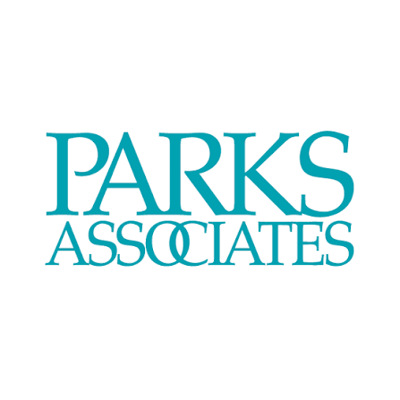 Parks Associates logo — Research firm for smart multifamily technologies, where Vickie Rodgers has spoken or been featured